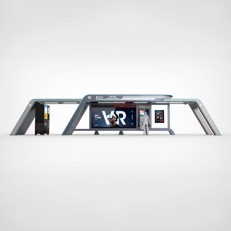 ပြင်ပပရိဘောဂ Metal Bus Shelter-ZEMSO-HCT-0098