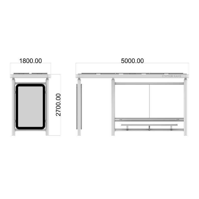 Tempat Perlindungan Bas Pintar ZEMSO-HCT-0003