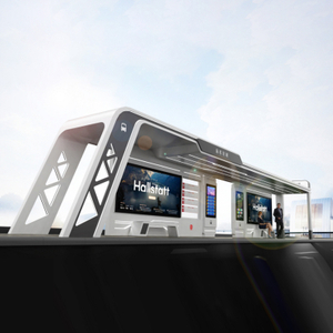 Fermata dell'autobus intelligente per mobili da citt&agrave; all'aperto-ZEMSO-HCT-0019
