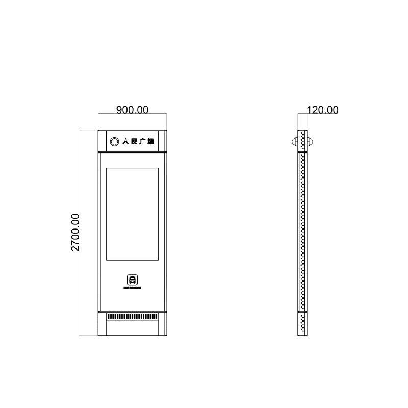 வெளிப்புற எல்சிடி விளம்பரக் காட்சி ZEMSO-DZZP-0076