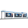 Utomhus Smart Metal Bus Stop Shelter-ZEMSO-HCT-0039
