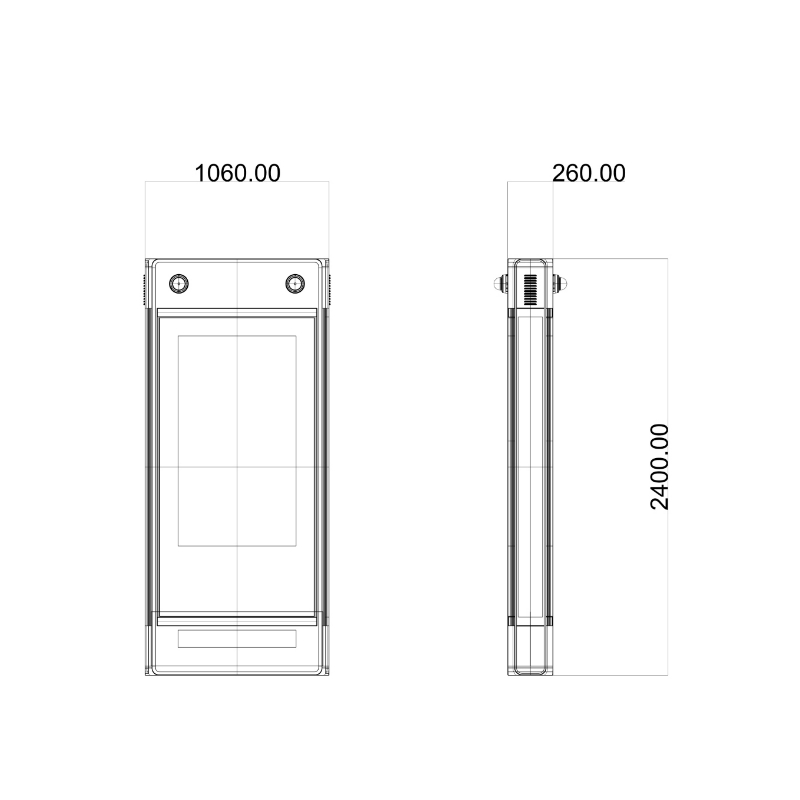 வெளிப்புற எல்சிடி திரை டிஜிட்டல் சிக்னேஜ் ZEMSO-DZZP-0045