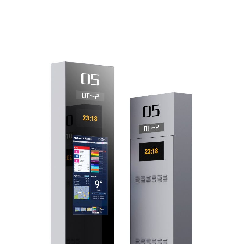 &Eacute;cran d'affichage &eacute;lectronique vertical ext&eacute;rieur d'arr&ecirc;t de bus d'affichage &agrave; cristaux liquides ZEMSO-DZZP-0028