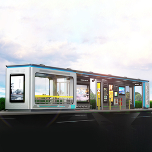 Halte Bus Cerdas Furnitur Kota Luar Ruangan-ZEMSO-HCT-0009