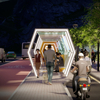 Intelligente Wartehalle mit Digital Signage-ZEMSO-HCT-0099