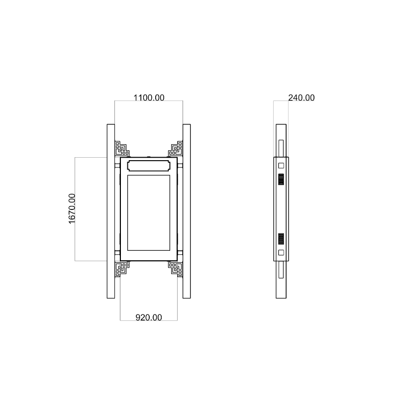 K&uuml;lt&eacute;ri Smart LCD k&eacute;pernyős buszmeg&aacute;ll&oacute; digit&aacute;lis kijelző ZEMSO-DZZP-0023