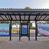 K&uuml;lt&eacute;ri Smart LCD k&eacute;pernyős buszmeg&aacute;ll&oacute; digit&aacute;lis kijelző ZEMSO-DZZP-0023